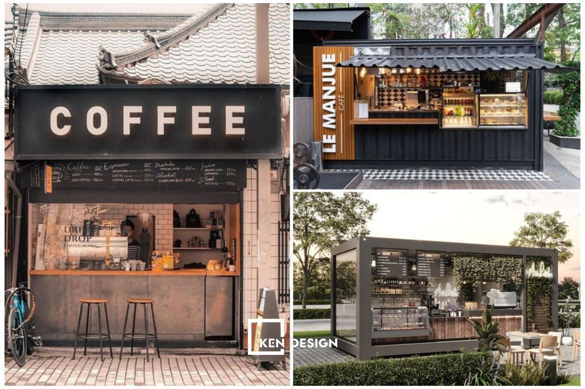 Sức hút từ 5 mô hình thiết kế quán cafe diện tích nhỏ